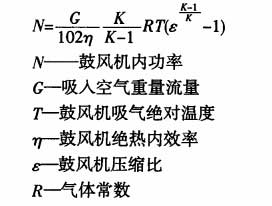 湿度下降使鼓风机绝热压缩效率